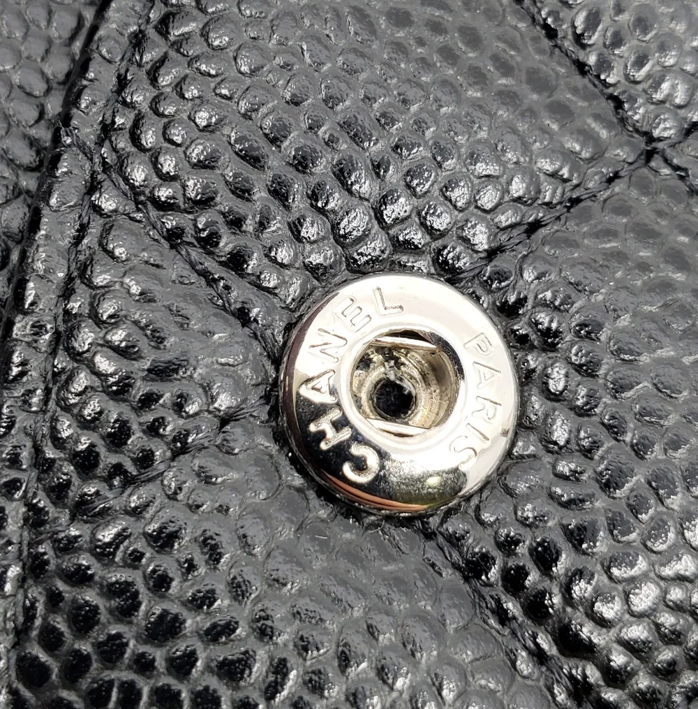 Chanel Medium Double Flap Classic Cavier - Picture 14 of 16